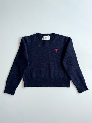 Ami Paris de Coeur Logo Wool Knit (XXS)