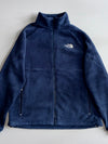 The North Face Fleece Full Zip Jacket Navy Blue (XL)