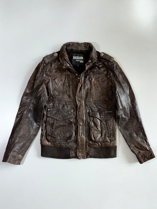Buckaroo Premium Original Leather Jacket (M)