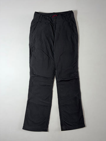 Vintage The North Face Black Nylon Hiking Pants (W:26) (L:40)