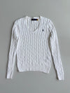 Polo Ralph Lauren Cable Knit V-Neck Sweater woman’s (Size S)