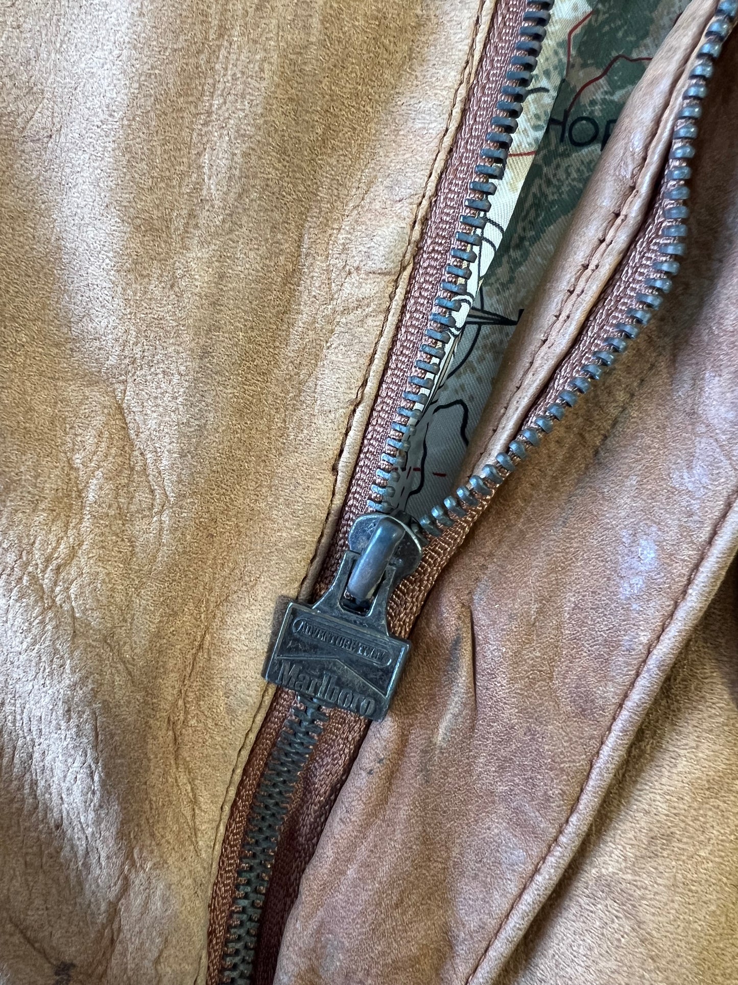 ZMarlboro Original Sued Leather Jacket (M/L)