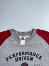 Adidas | Performance Driven Grey Maroon Sweatshirt | (M)