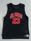 Nike Air Jordan #23 Reversible Mesh Basketball Jersey Black Red UNC Blue Jumpman (M)