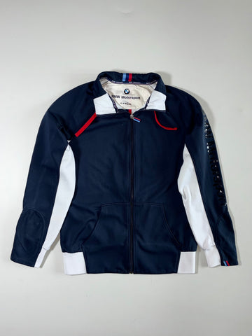 BMW Motorsport | Navy White  Zip-Up Track Jacket – M Stripe | (S)