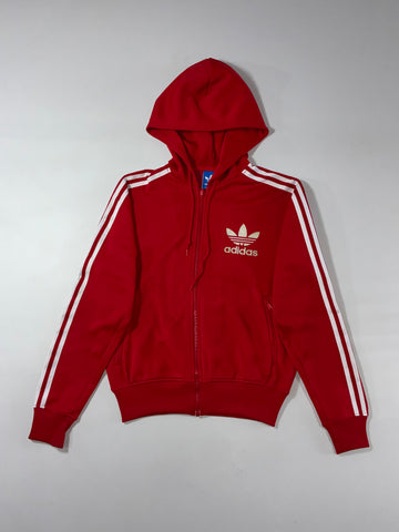 Adidas Originals Red Full-Zip Hoodie (S)