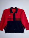 Polo “U.S. Open Polo Team” Colorblock Jacket – Red/Navy, (M)