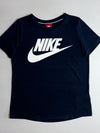 Nike Big Swoosh Logo Tee — Black (S)