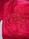 Y2K Banana Seven Red Hooded Bomber Jacket Embroidered (M/L)
