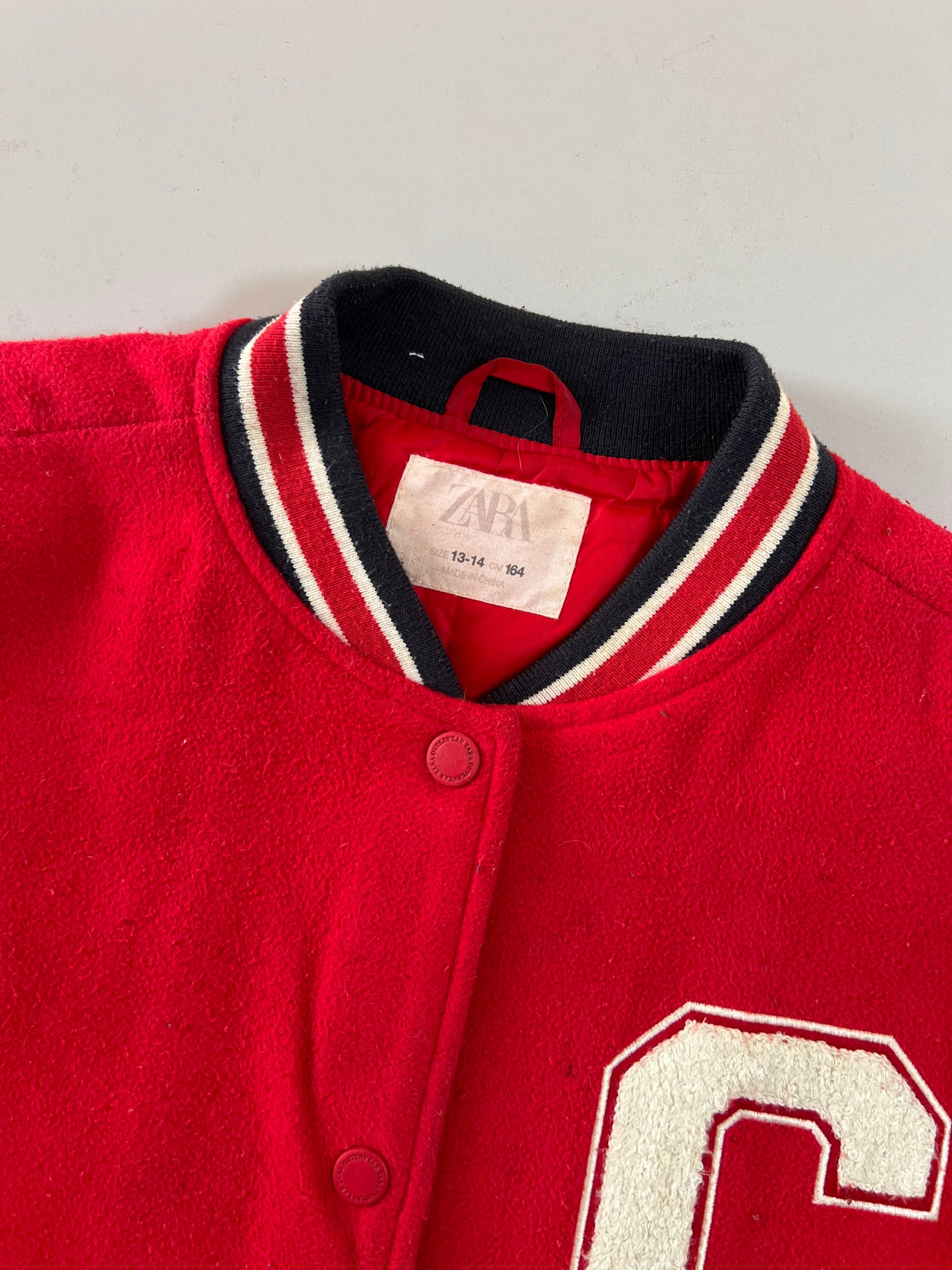 !                               Zara Original Varsity Jacket Leather Sleeves (S/M)