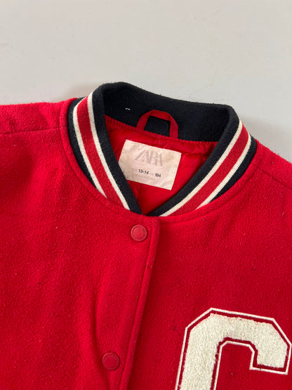 !                               Zara Original Varsity Jacket Leather Sleeves (S/M)