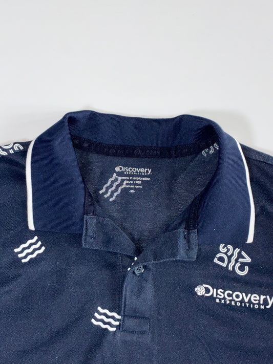 Discovery Expedition Navy All-Over Print Polo (M)
