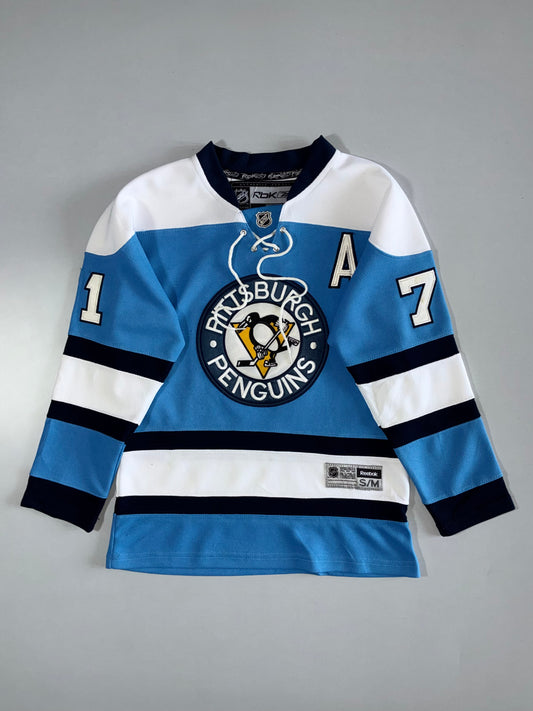Reebok NHL | Pittsburgh Penguins Authentic Hockey Jersey #71 | Light Blue/White/Navy | (S)