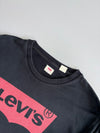 Levi’s Black Batwing Logo Crewneck Sweatshirt (Xl)