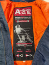 The Blue Age Carrera MA-1 Flight Bomber Jacket – Navy/Orange (3XL)