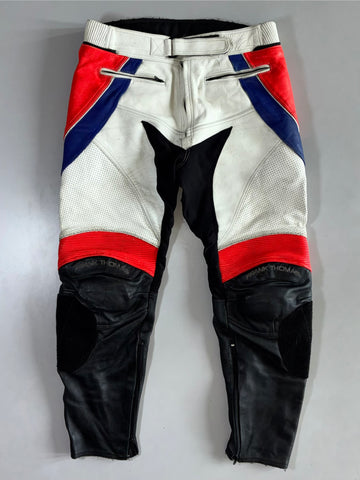 Frank Thomas Racing Leather Knee Padded Trousers (W:36|L:40)