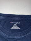 Champion | Navy Sleeve-Print Long Sleeve Tee  (XS)