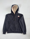 Vintage Jeep Charcoal Grey Sherpa Lined Zip-Up Hoodie