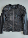 Round-Neck Ultra Premium Leather Jacket (M)