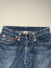 Vintage True Religion Women’s Big Stitch Bootcut Jeans (W:26) (L:41)