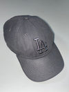 Vintage New Era Grey LA Dodgers Fitted Cap (63cm)