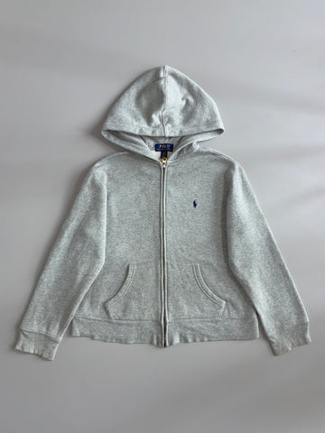Polo Ralph Lauren | Grey Zip-Up Hoodie (XS)