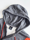 Jordan Colorblock Zip Hoodie - Grey (2XL)