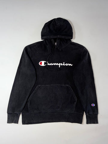 Champion Classic Script Logo Pullover Hoodie (M)