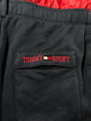 Vintage 90s Tommy Sport Navy Varsity Track Pants (W:32) (L:39)