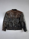 Romantica Vera Pelle Leather Jacket Patterned-Lining Bomber, Italian Leather (XL)