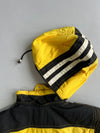 Vintage Goldwin Snowbeat Ski Jacket | Japanese Brand 90s Snow Wear | Black & Yellow Colorblock (L/XL)