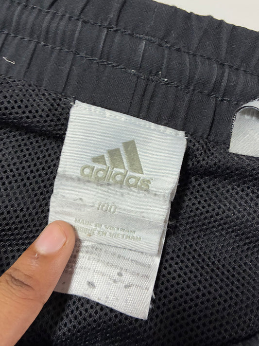 Adidas Black 3/4 Striped Track Shorts  (W:36) (L:27)