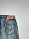 Vintage Levi’s 501 Distressed Blue Denim Jeans (W:30|L:40)