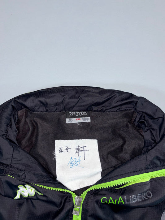 Kappa “Gara Libero” Ski Jacket (Black/Grey/Neon Green) (S)