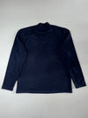 Fila Mock Neck Fleece Long Sleeve - Navy Blue (XL)