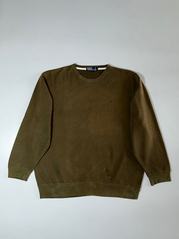Polo by Ralph Lauren Crewneck Sweatshirt – Olive Green, (3XL/4XL)