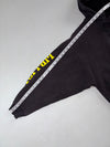 Vintage Ferrari Black Embroidered Logo Pullover Hoodie (M)