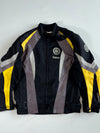 Vintage Yamaha Black Yellow Mesh Racing Jacket Padded (L)
