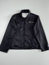 Champion Script Logo Coach Jacket – Black (M)