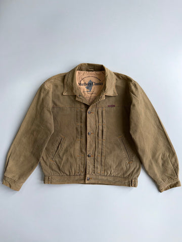 Marlboro Classics RARE Vintage Hard Canvas Trucker Jacket (M)