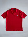 Polo Ralph Lauren Vintage Polo Shirt Embroidered Polo Player Logo Red (XL)