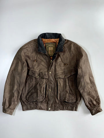 Authentic Structure Premium Original Leather Jacket (XL)