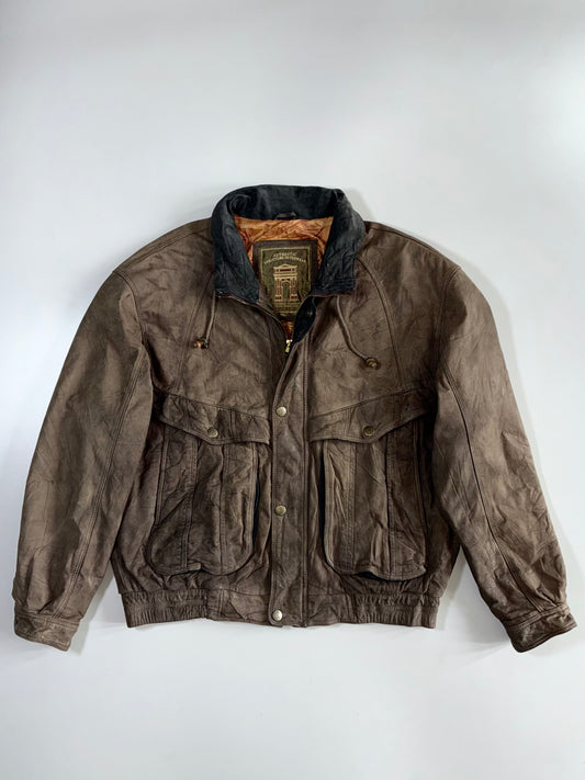 Authentic Structure Premium Original Leather Jacket (XL)