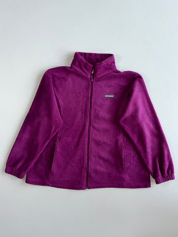 Columbia Purple Fleece Full-Zip Jacket(2XL)