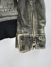 Hugo Boss Distressed Leather Bomber Jacket (M)
