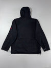 Ecko Unltd. Vintage Black Technical Half-Zip Hooded Pullover Jacket (XL/2XL)