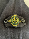 Stone Island Navy Wool Crewneck Sweater with Compass Badge(S)