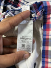 Vintage Gap Navy Red Plaid Chino Shorts (W:32) (L:17)
