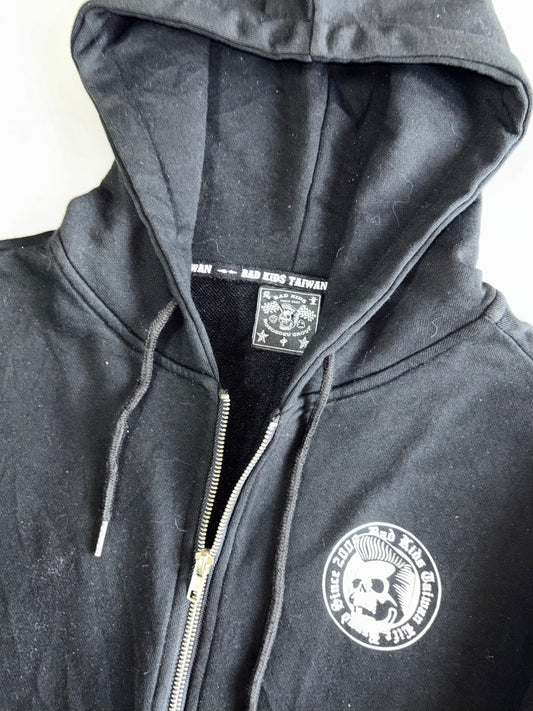 Bad Kidz Premium Vintage Full Zip-Up Hooded Jacket (M)