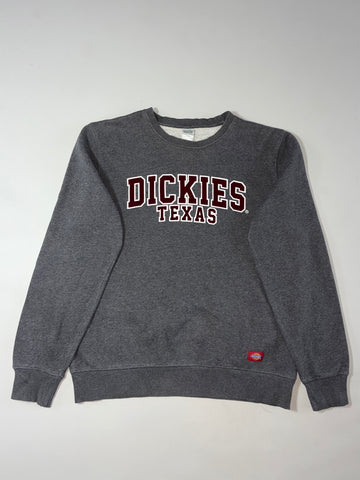 Dickies Texas Arch Spellout Crewneck Sweatshirt  Charcoal Grey (XL)